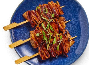 King Oyster Mushroom Skewers