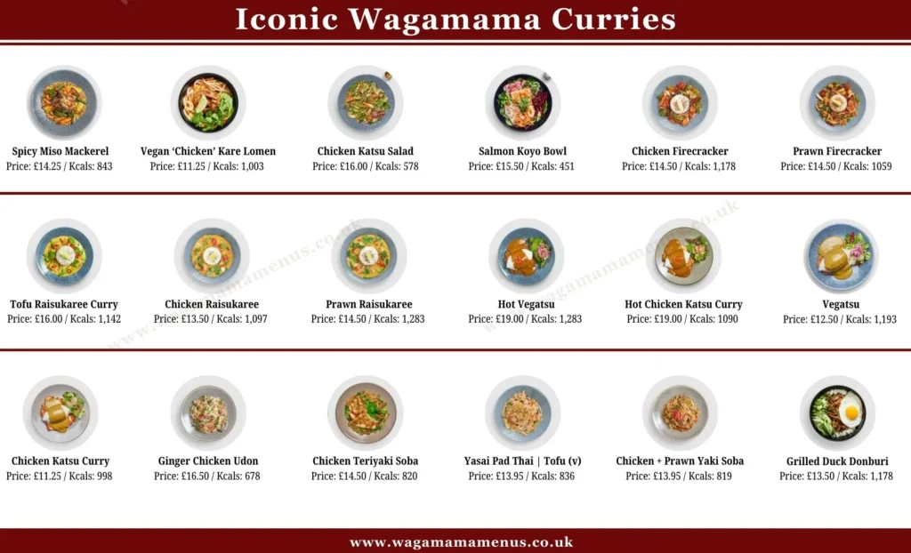 Iconic Wagamama Curries