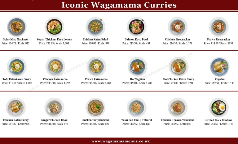 Iconic Wagamama Curries