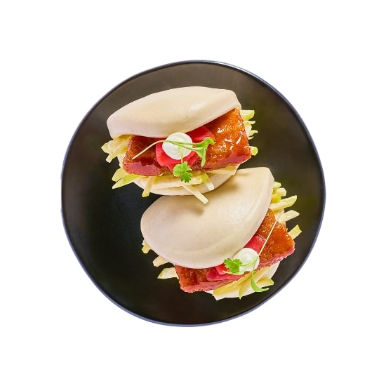 new! tonkatsu pork bao buns
