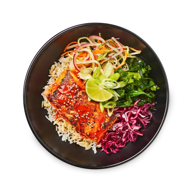 Gochujang Salmon Rice Bowl