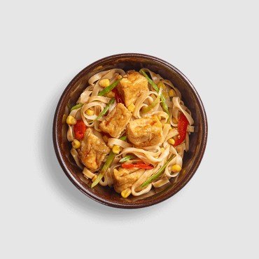 Yasai Yaki Soba with Rice Noodles