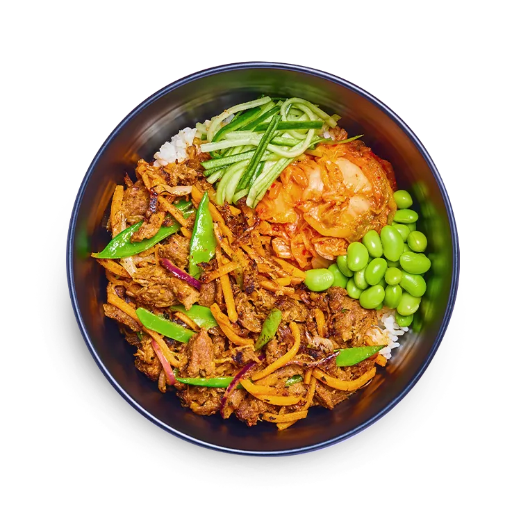 Pulled Shiitake Donburi