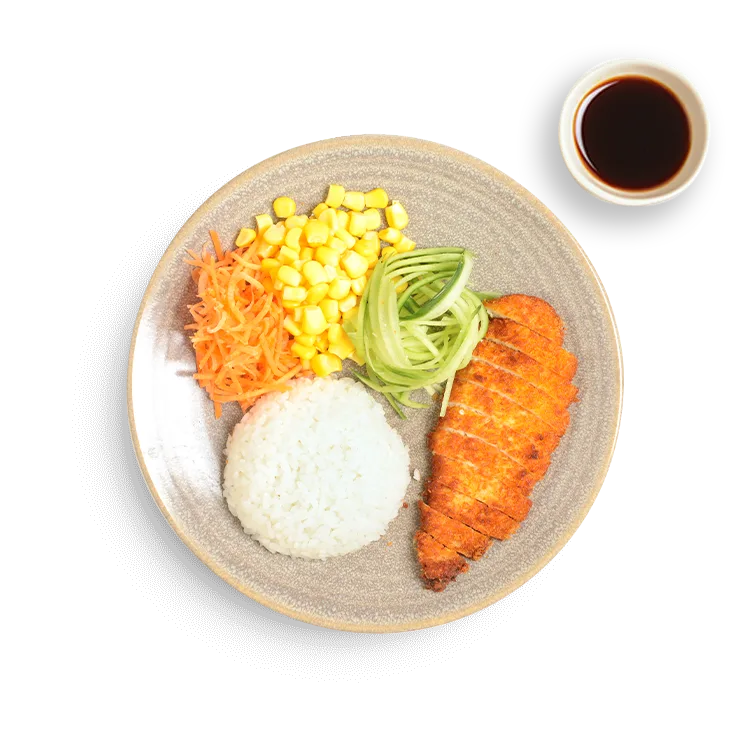 Kids Chicken Katsu with Amai Sauce