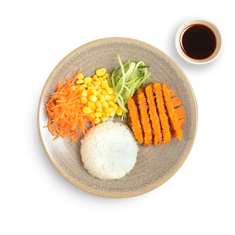 Kids Yasai Katsu with Amai Sauce
