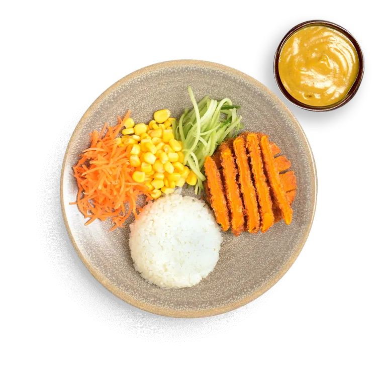 Kids Yasai Katsu with Katsu Curry Sauce